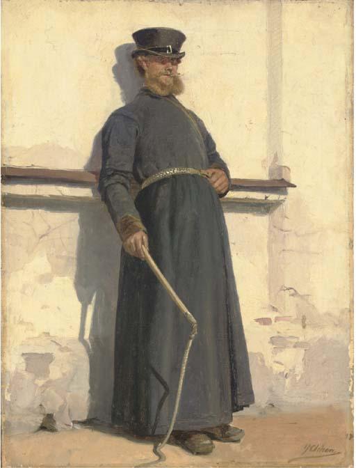 Georg Achen - A coachman