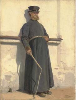 Georg Achen - A coachman