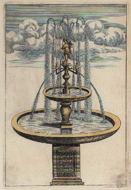 Georg Andrea Bockler - Architecturae Curiosae Novae Pars Tertia [Fountains]: Eight Plates