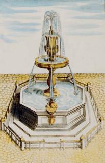 Georg Andreas Böckler - [Studies of Fountains]: Six Plates