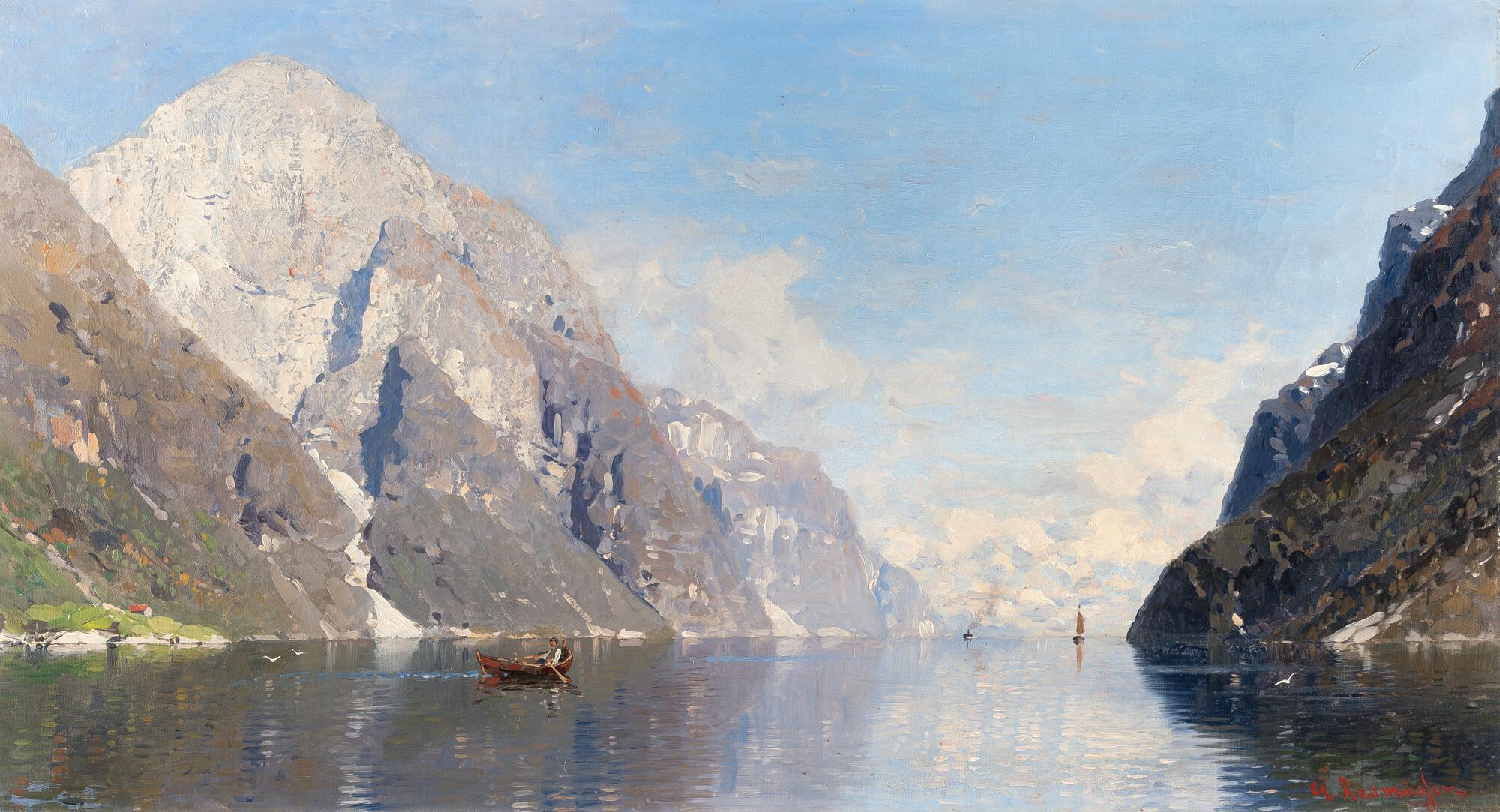 Georg Anton Rasmussen - Norwegische Fjordlandschaft