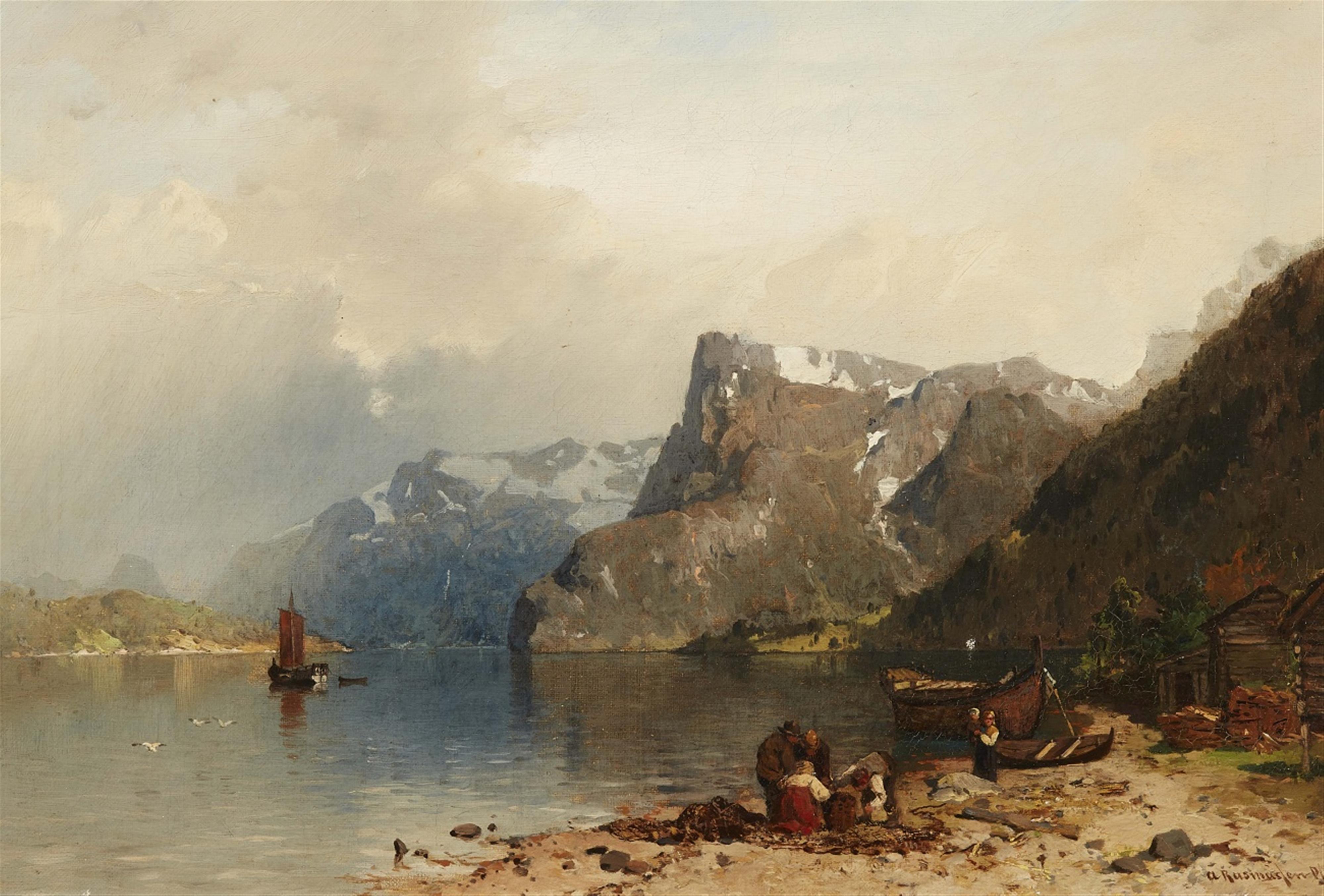 Georg Anton Rasmussen - Norwegische Fjordlandschaft