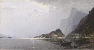 Georg Anton Rasmussen - Rowing out on a Norwegian Fjord