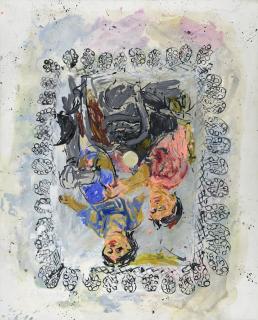 Georg Baselitz - Die erste weibliche usbekische Traktoristin (The First Female Uzbek Tractor Driver)