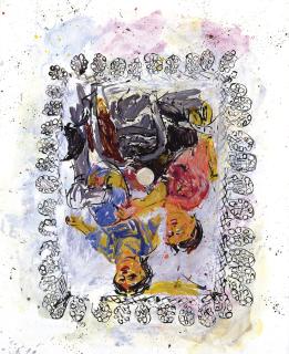 Georg Baselitz - Die Erste Weibliche Usbekische Traktoristin (The First Female Uzbek Tractor Driver)