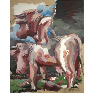 Georg Baselitz - Die Kuh (The Cow)