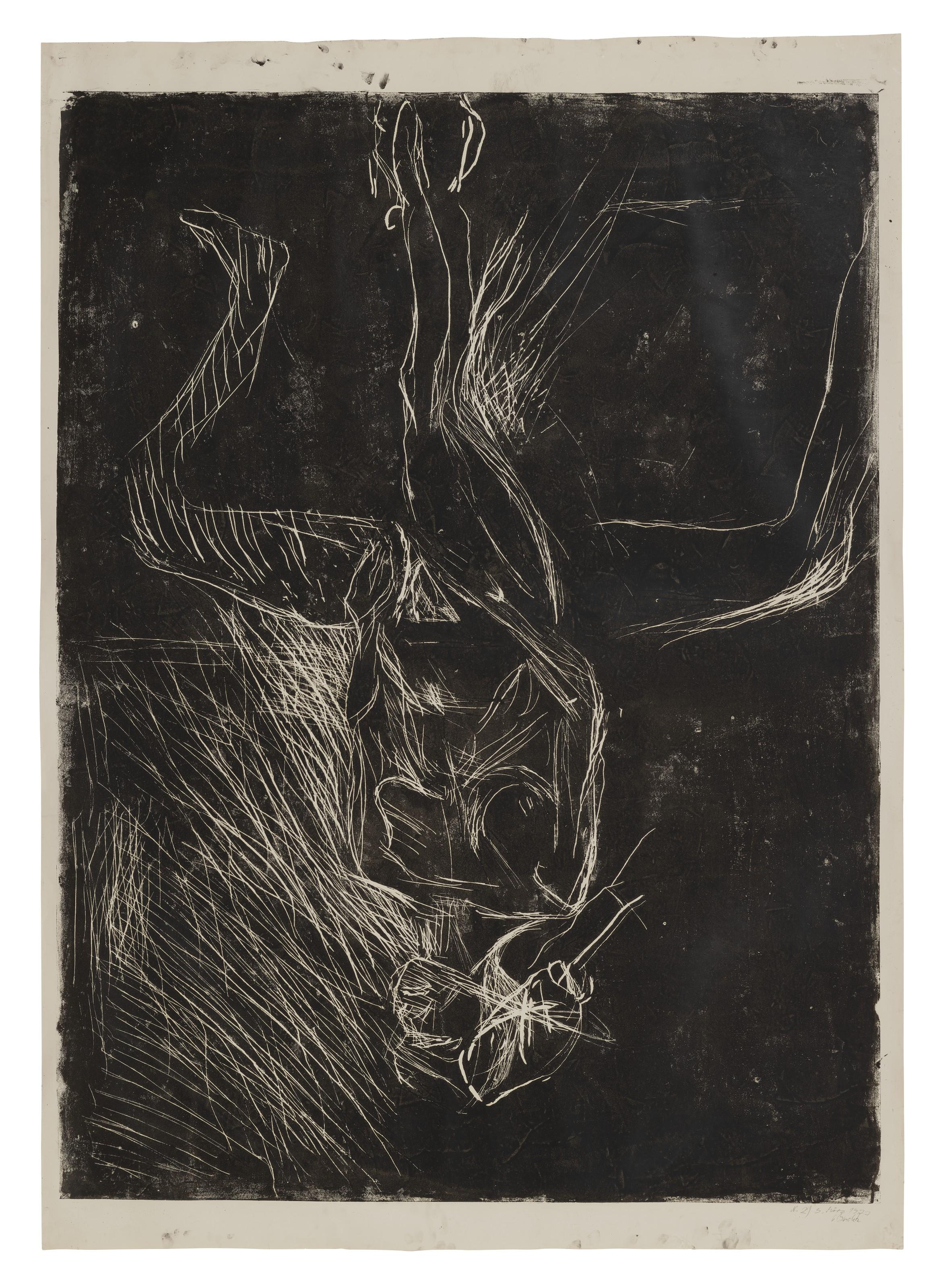 Georg Baselitz - Dreibeiniger Akt