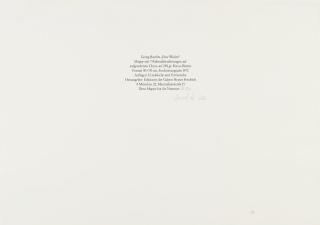 Georg Baselitz - Eine Woche.