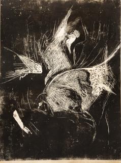 Georg Baselitz - Elke im Profil.