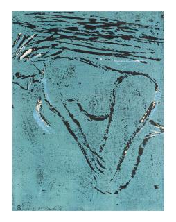 Georg Baselitz - Frau Am Strand, 1982