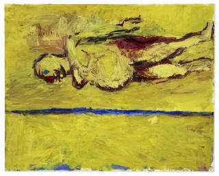 Georg Baselitz - Frau am Strand