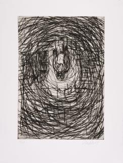 Georg Baselitz - Keller (Aus: Edition 10 Etchings 1987/88).