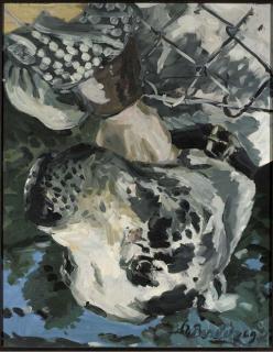 Georg Baselitz - Kopfbild, Dogge (1)