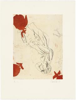 Georg Baselitz - Melancholie, drei Rosen
