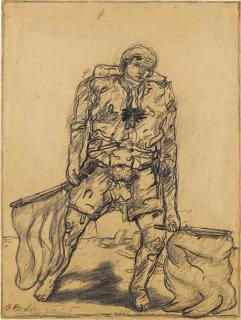 Georg Baselitz - Ohne Titel (Held) (Untitled (Hero))