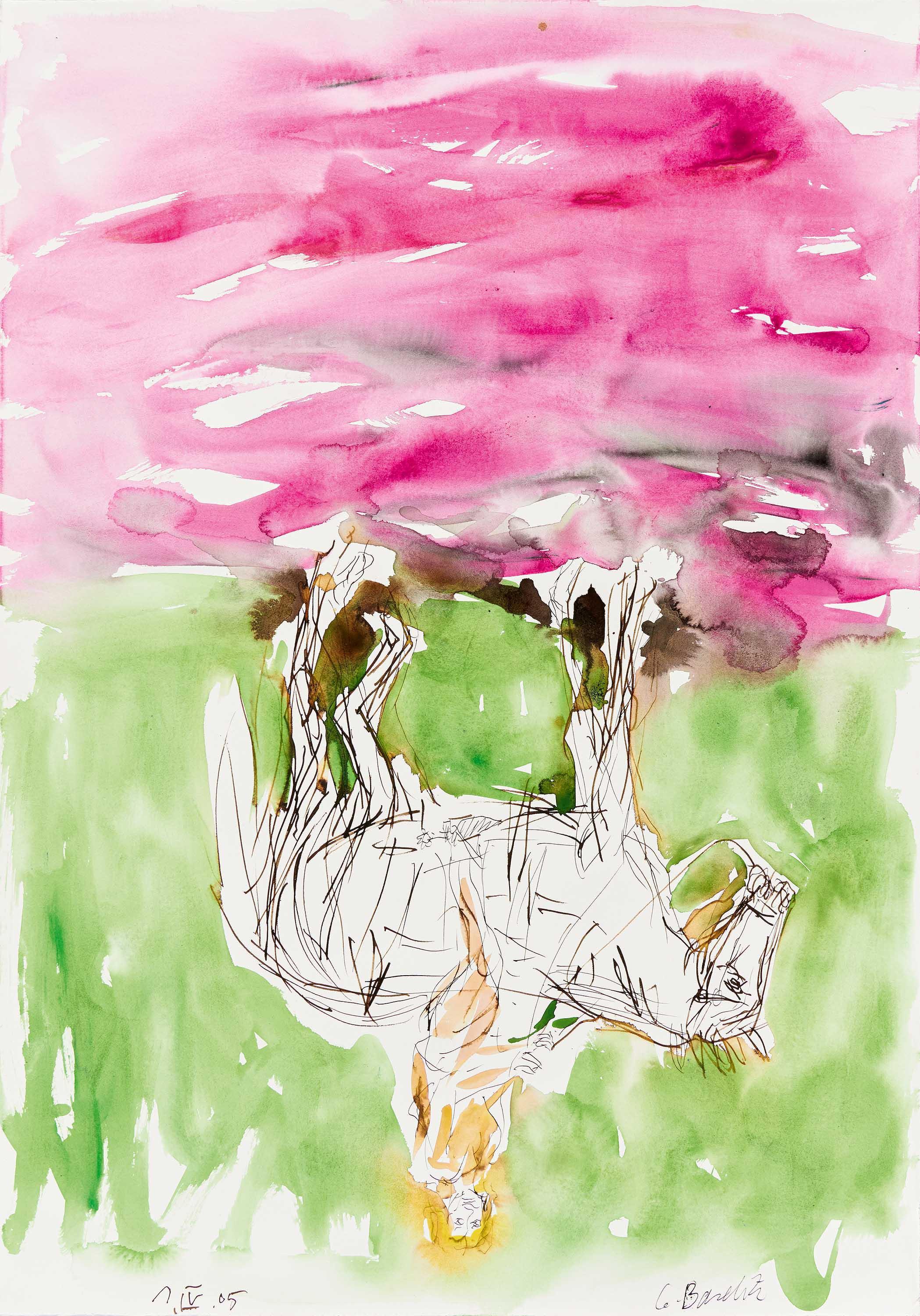 Georg Baselitz - Ohne Titel.