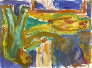 Georg Baselitz - Untitled (Liebespaar)