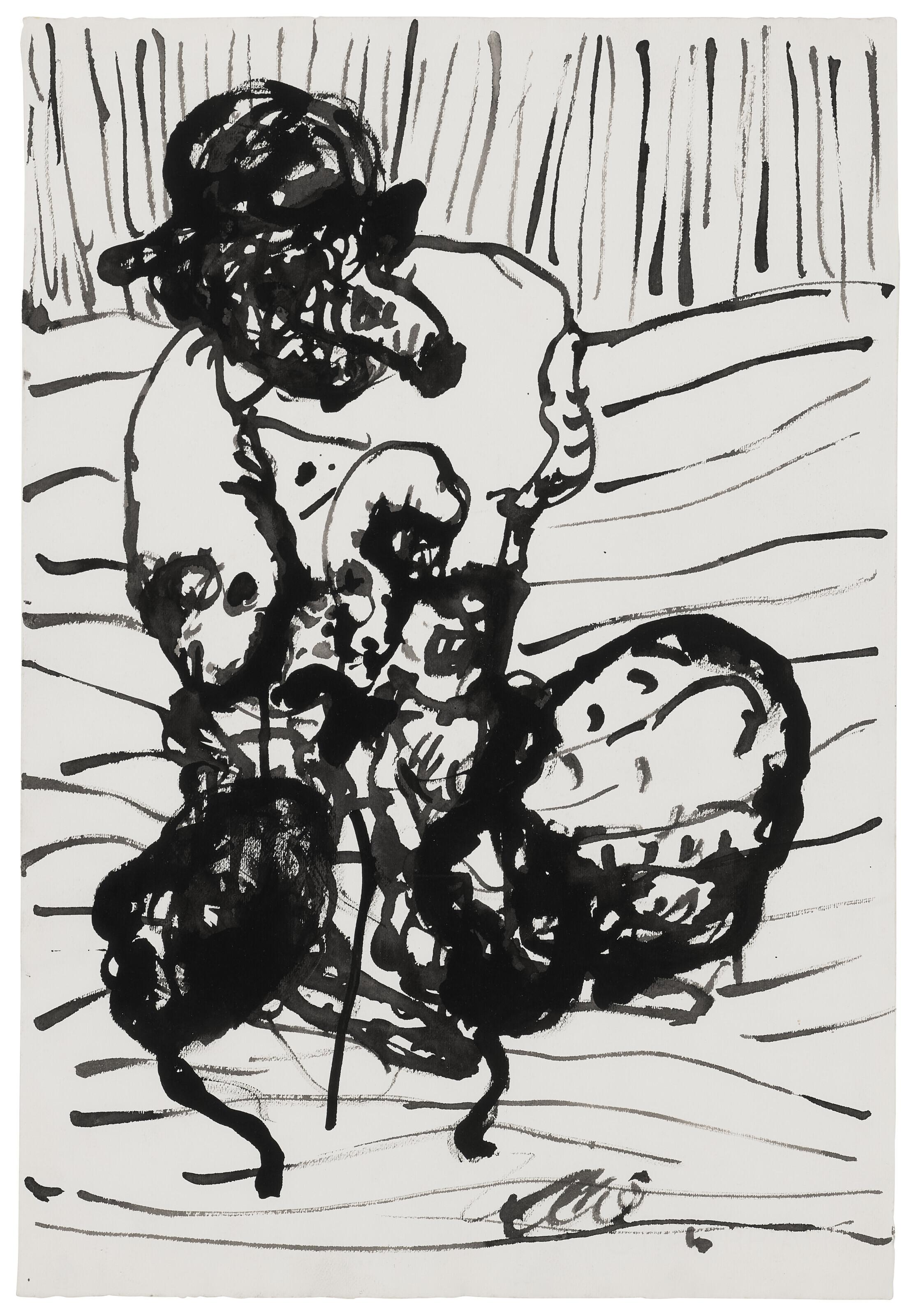 Georg Baselitz - Untitled (Schweinekopf)