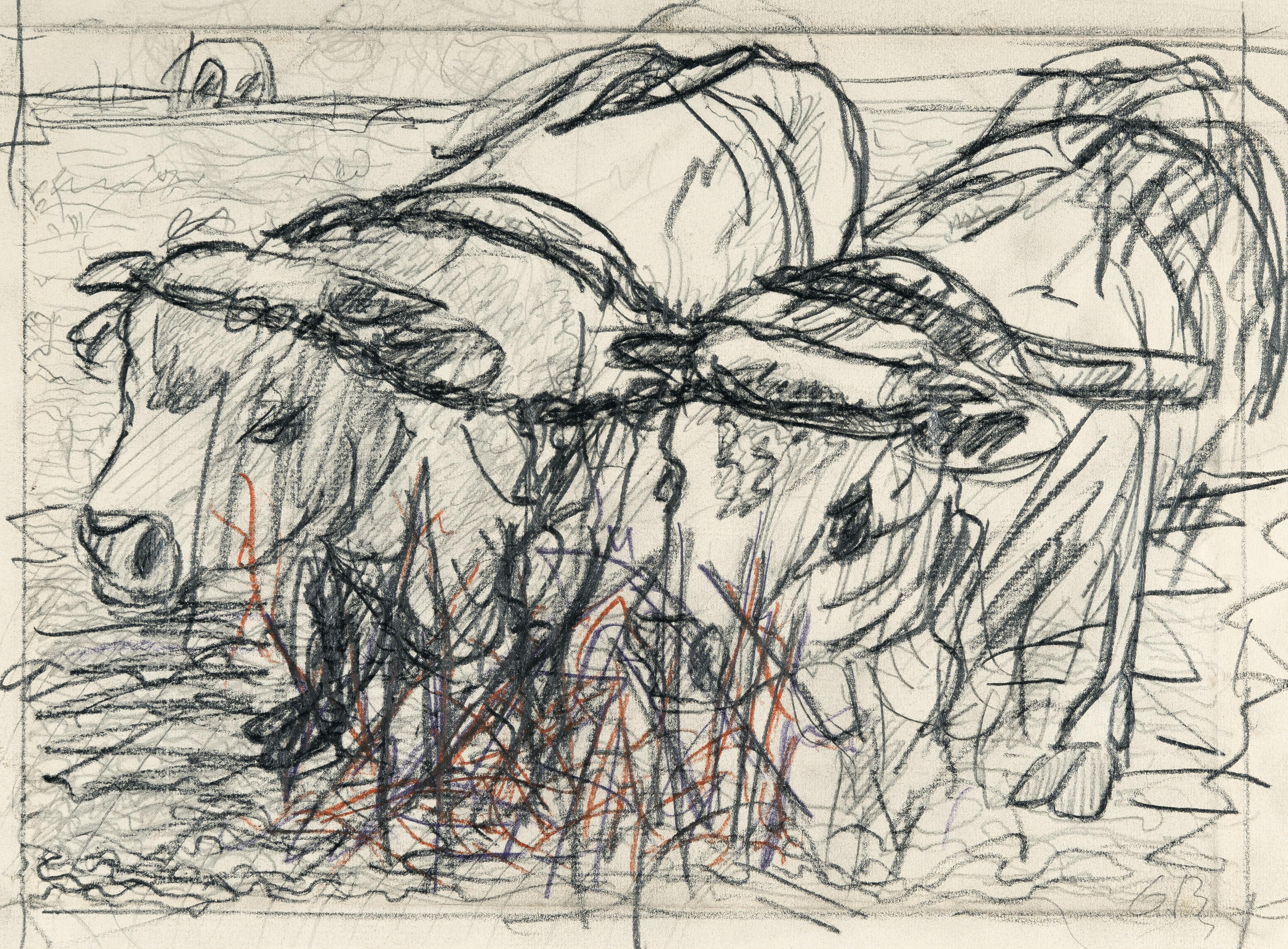 Georg Baselitz - Zwei Kühe