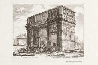 Georg Christoph Kilian - 6 Bll.: Ansichten von römischen Ruinen.