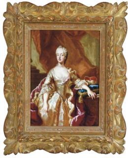Georg Desmarées - Portrait of Maria Josepha von Baden-Baden (1734-1776)