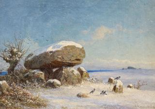 Georg Emil Libert - Hünengrab im Winter