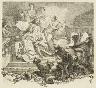 Georg Friedrich Schmidt - 9 Blätter: Drucke zur Prachtausgabe der \