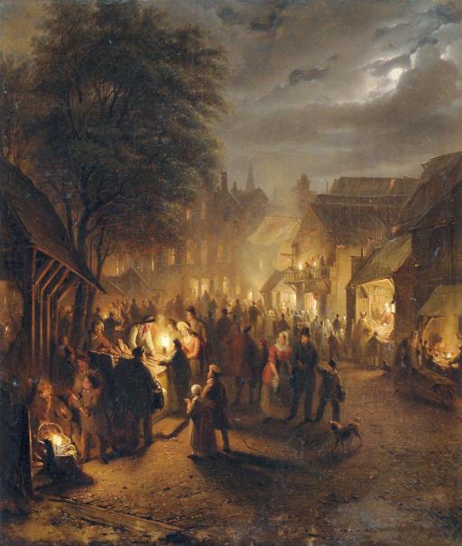 Georg Gillis Haanen - The busy nightmarket
