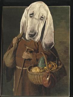 Georg Grosz - Hund als Mönch