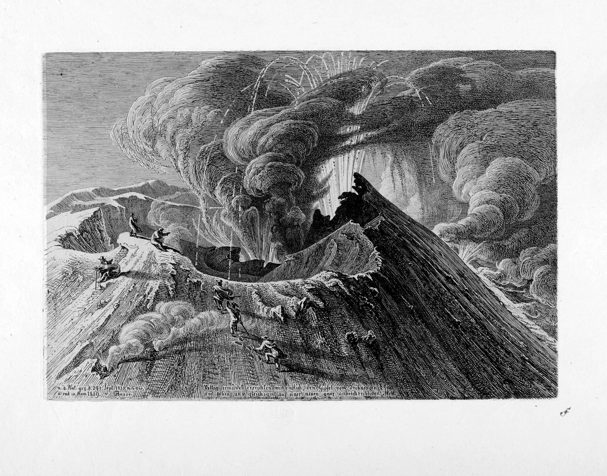 Georg Heinrich Busse - Folge von 6 Bll.: Malerische Radierungen aus Italien, erste