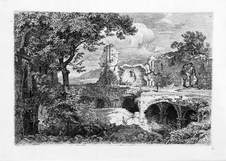 Georg Heinrich Busse - Folge von 6 Bll.: Malerische Radierungen aus Italien, zweite