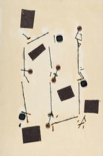 Georg Herold - Ohne Titel (Knopfbild)