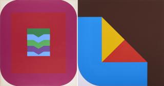 Georg Karl Pfahler - Konvolut von 2 Serigrafien.