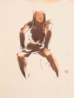 Georg Kolbe - Sitzende Tänzerin