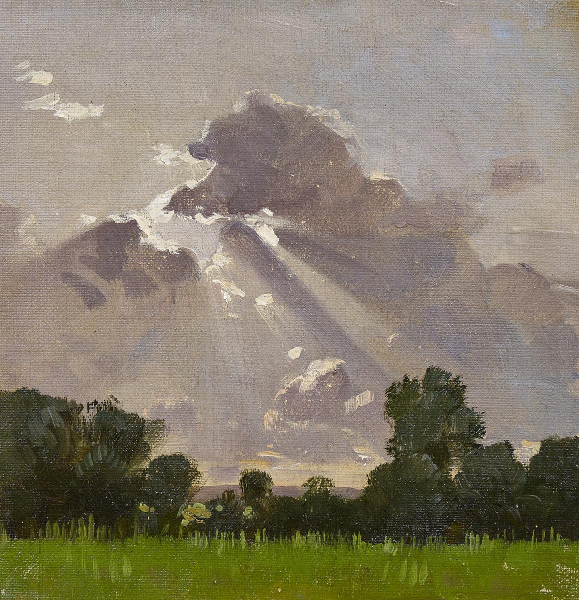 Georg Lührig - Wolkenstudie