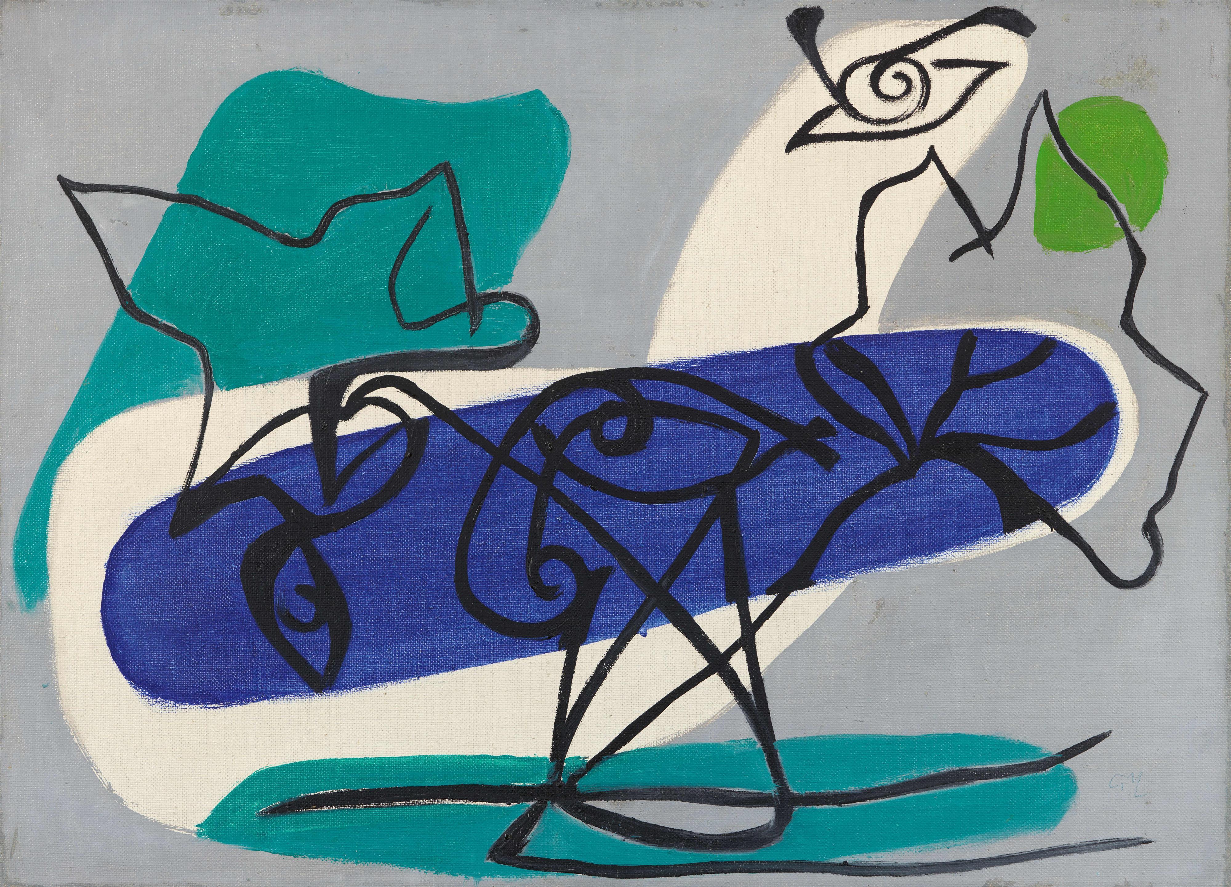 Georg Meistermann - Efeublätter