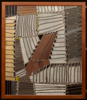 Georg Meistermann - Ohne Titel (Brauner Fächer)