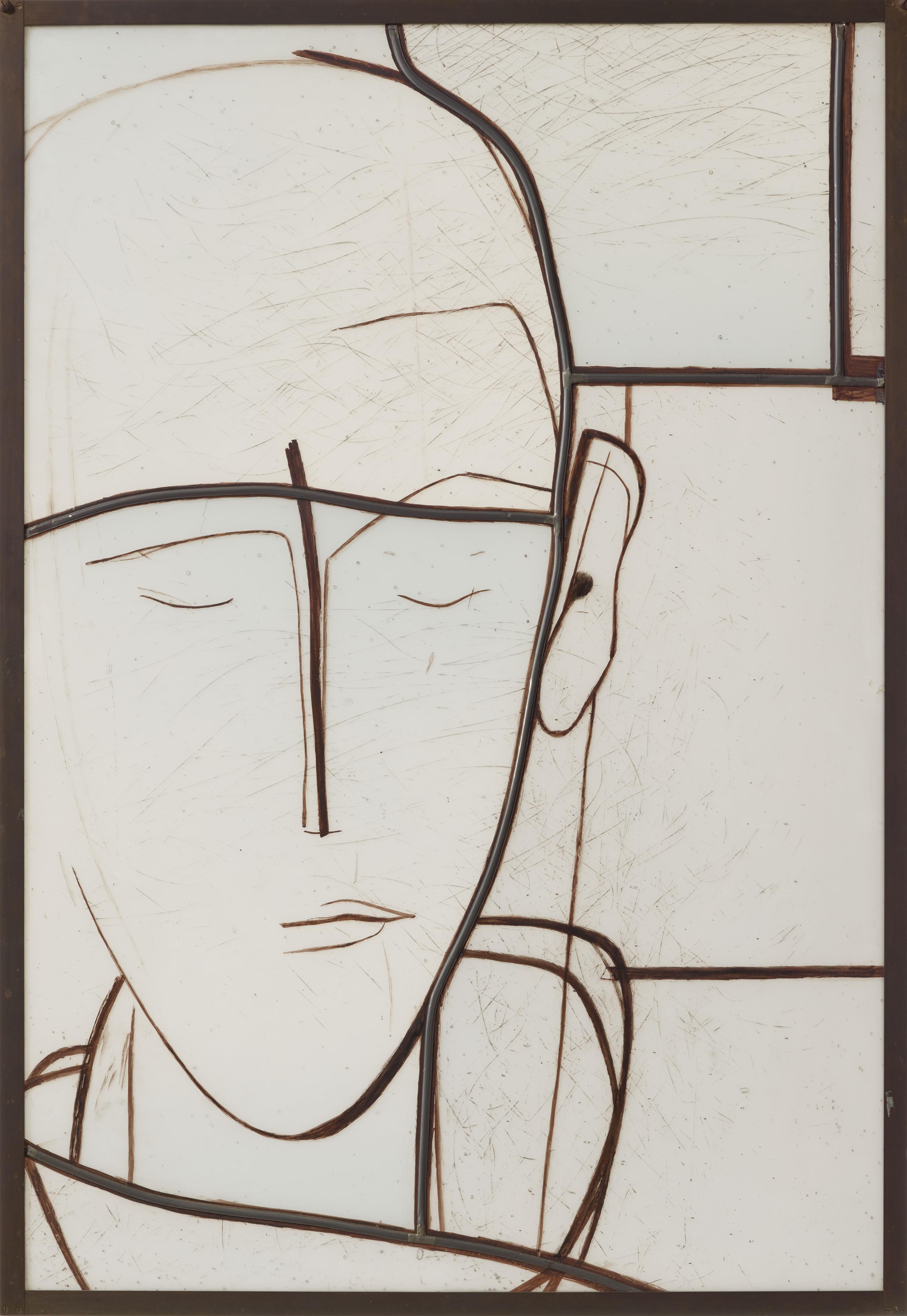 Georg Meistermann - Ohne Titel (Kopf des Joseph)