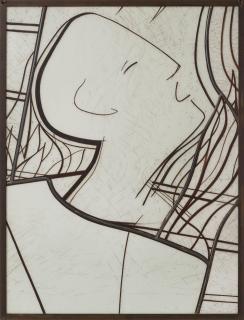 Georg Meistermann - Ohne Titel (Kopf des Laurentius)