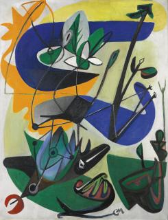 Georg Meistermann - Studium Des Blattes (Study Of A Leaf)