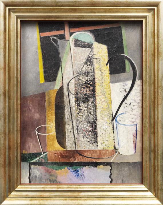 Georg Muche - Ohne Titel (Stillleben / Abstrakte Komposition)