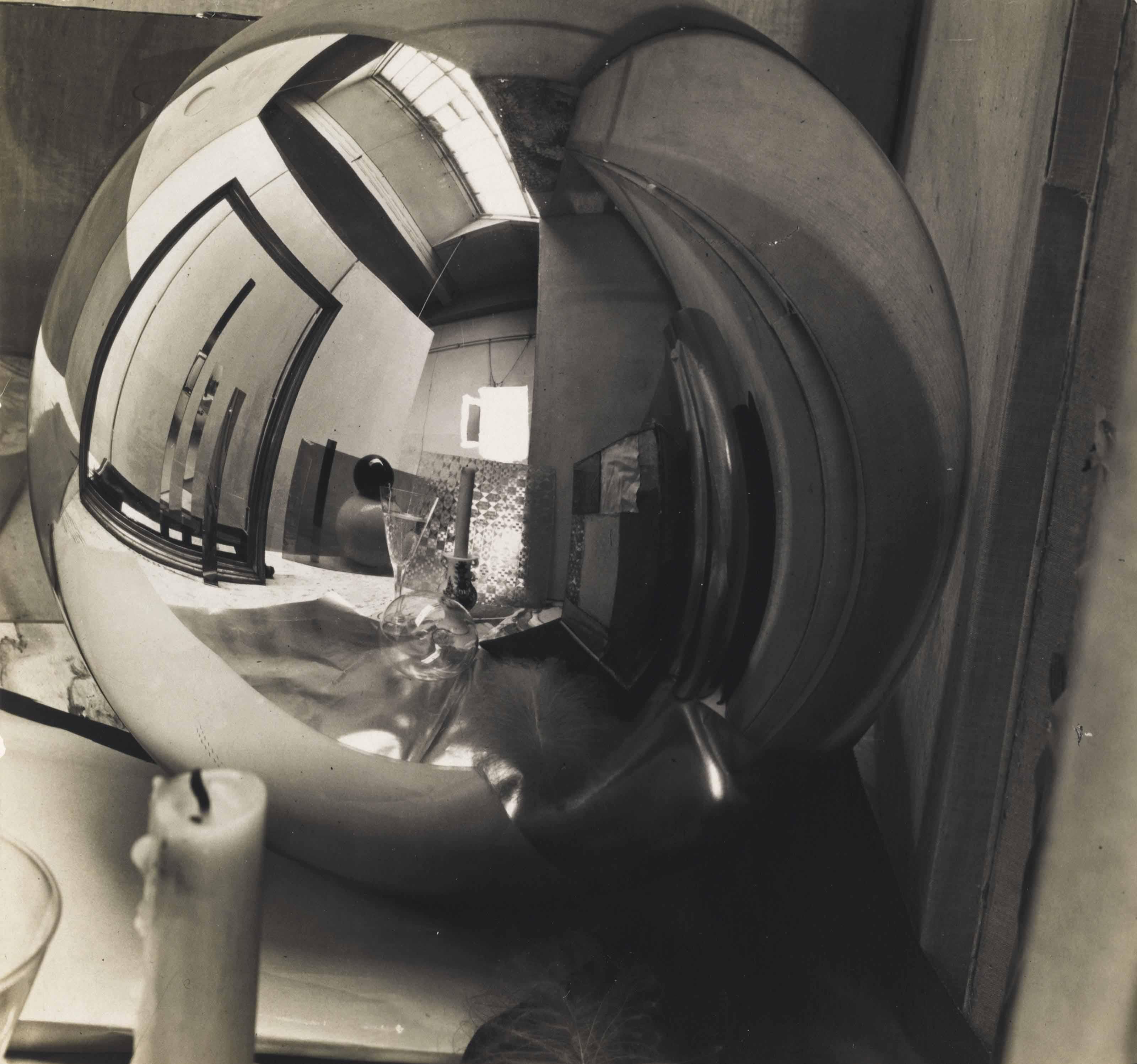 Georg Muche - Reflections In A Sphere, 1924