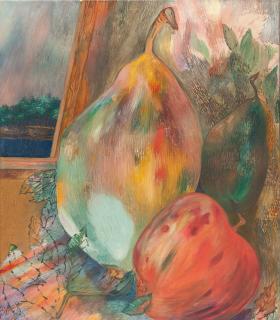 Georg Muche - Stillleben mit Früchten