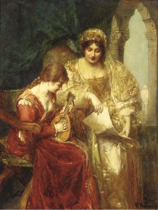 Georg Papperitz - Venice: lute and song in Renaissance dress