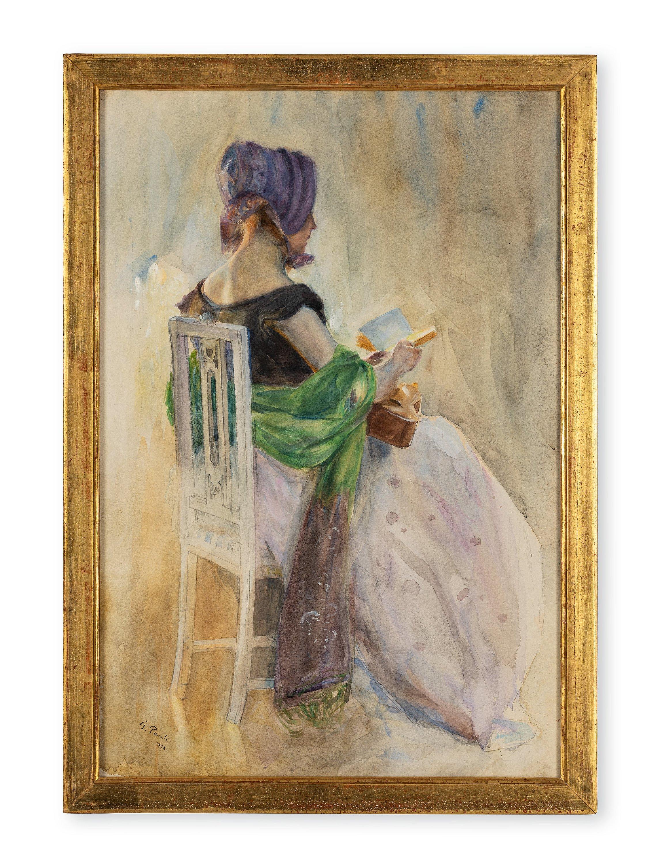 Georg Pauli - Girl reading