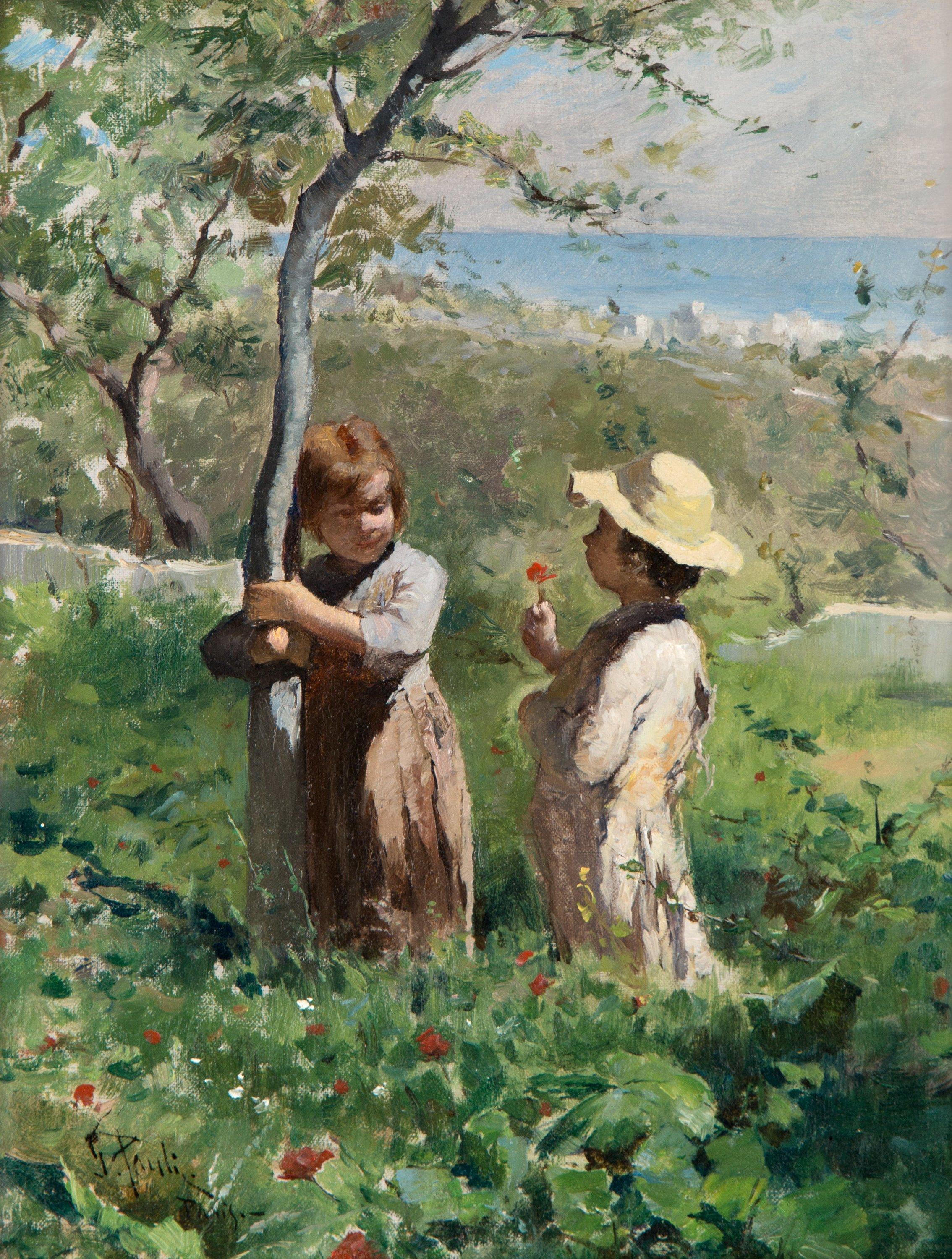 Georg Pauli - Playing children