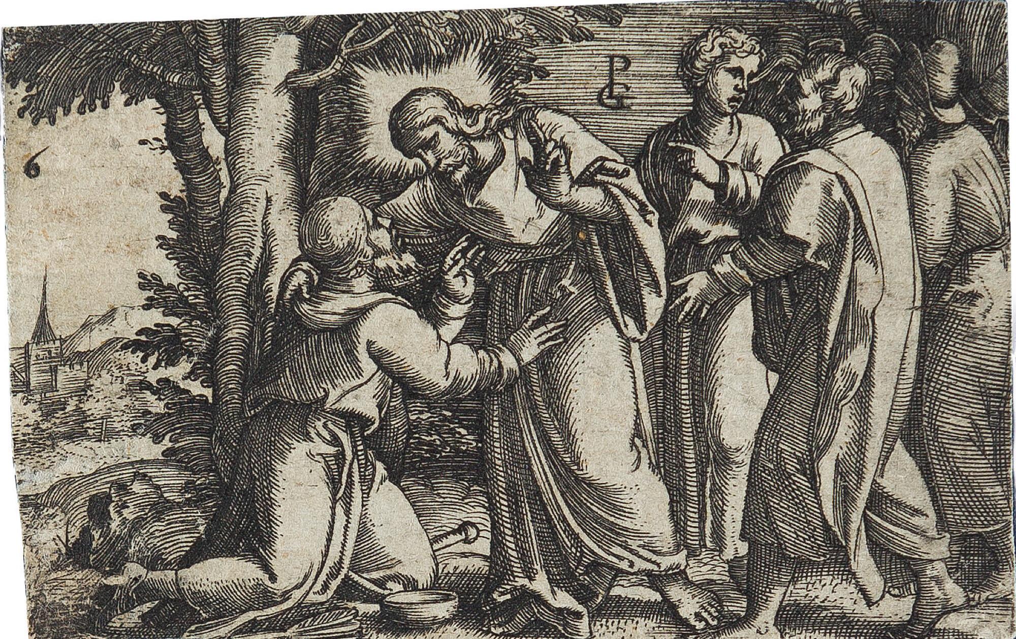 Georg Pencz - 2 Bll. aus der Folge: Das Leben Christi.