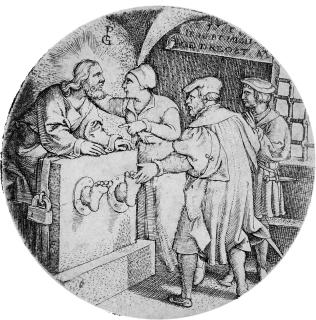 Georg Pencz - 2 Bll.: Ihr habt mich bekleidet – Ihr habt mich getröstet.