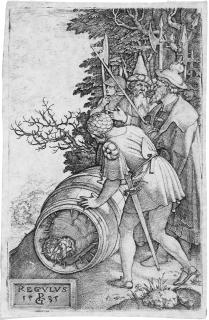 Georg Pencz - 2 Bll.: Marcus Curtius – Attilius Regulus.