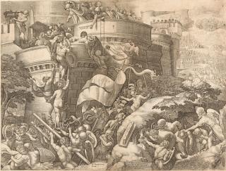 Georg Pencz - Die Eroberung von Karthago.